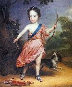 Gerard van Honthorst Willem III op driejarige leeftijd in Romeins kostuum Sweden oil painting artist